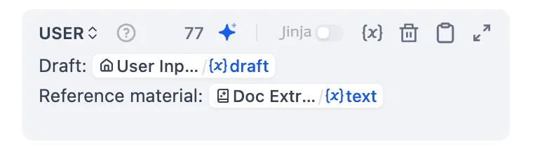User Message