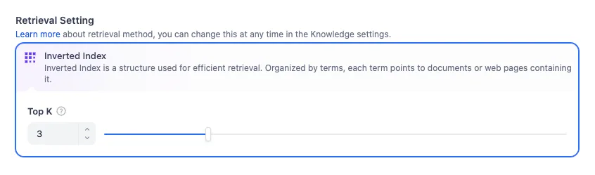 Retrieval Setting